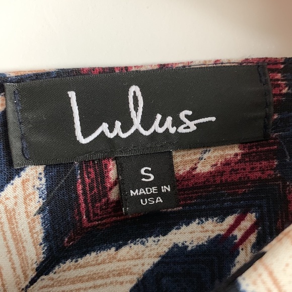 Lulu’s Aztec Midi Dress - Size Small - Picture 5 of 6